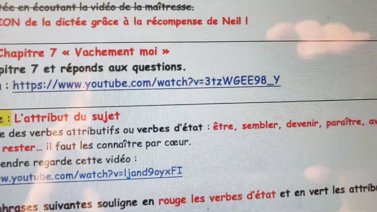 Correction grammaire - 18 juin