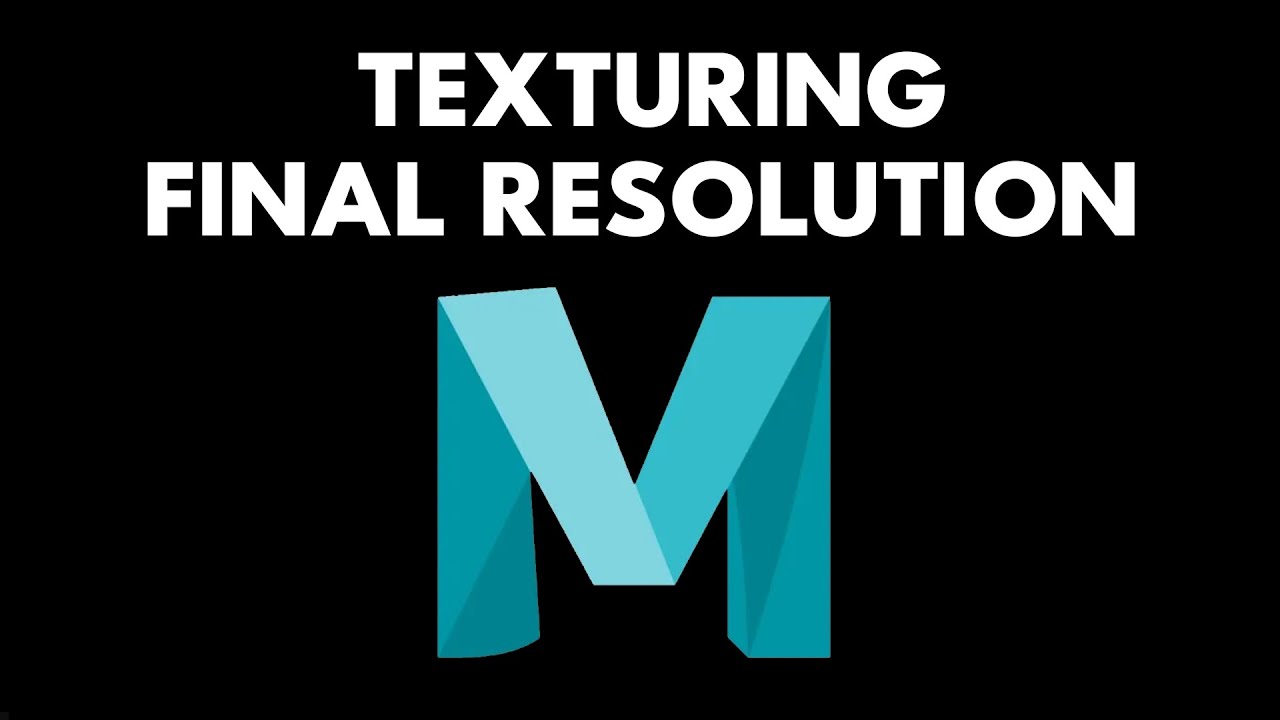 Texturing Resolution Photoshop to Maya