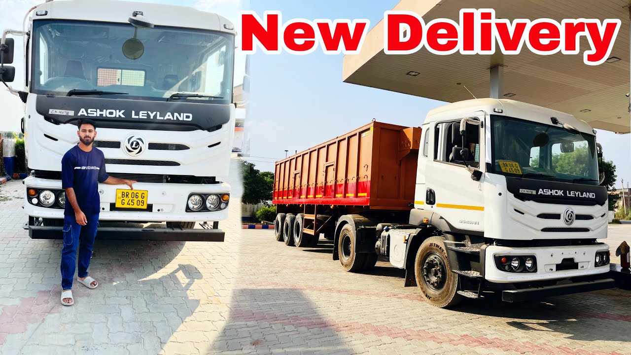 finally apni Ashok Leyland 5525 truck ki delivery Le Li 🥺 @sallu_moto_vlogger_03