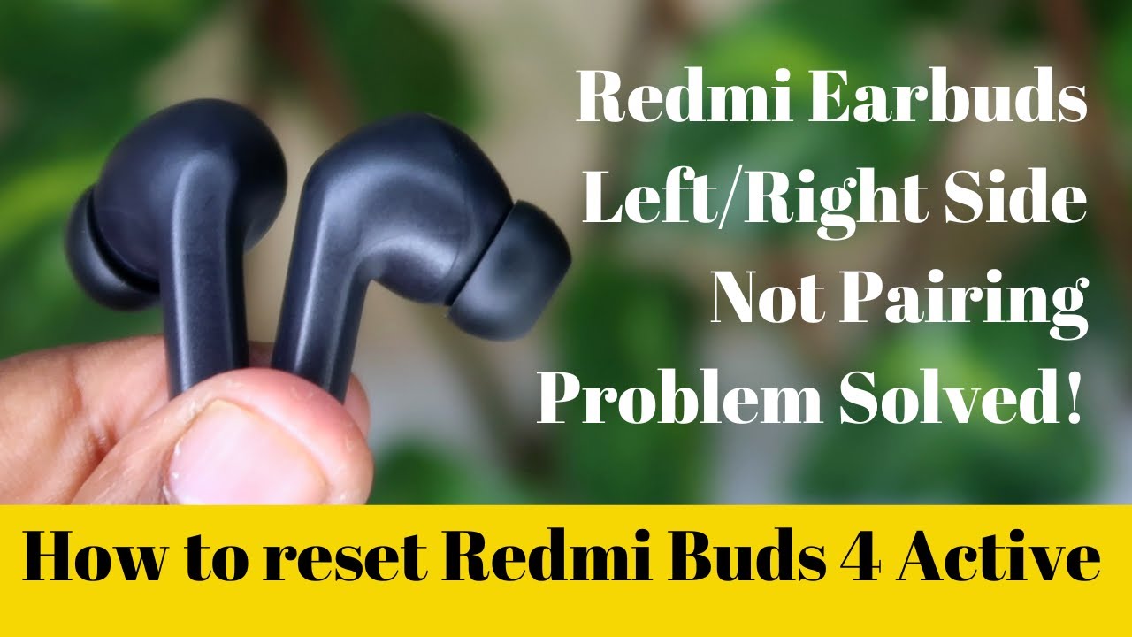 Как сбросить настройки Redmi Buds 4 Active | Наушники Redmi не подключаются друг к другу, левая и...