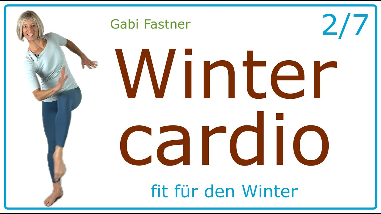 2/7⛄️32 min. Winter cardio | abnehmen, ca. 250 Kcal verbrennen, Kondition in der kalten Jahreszeit