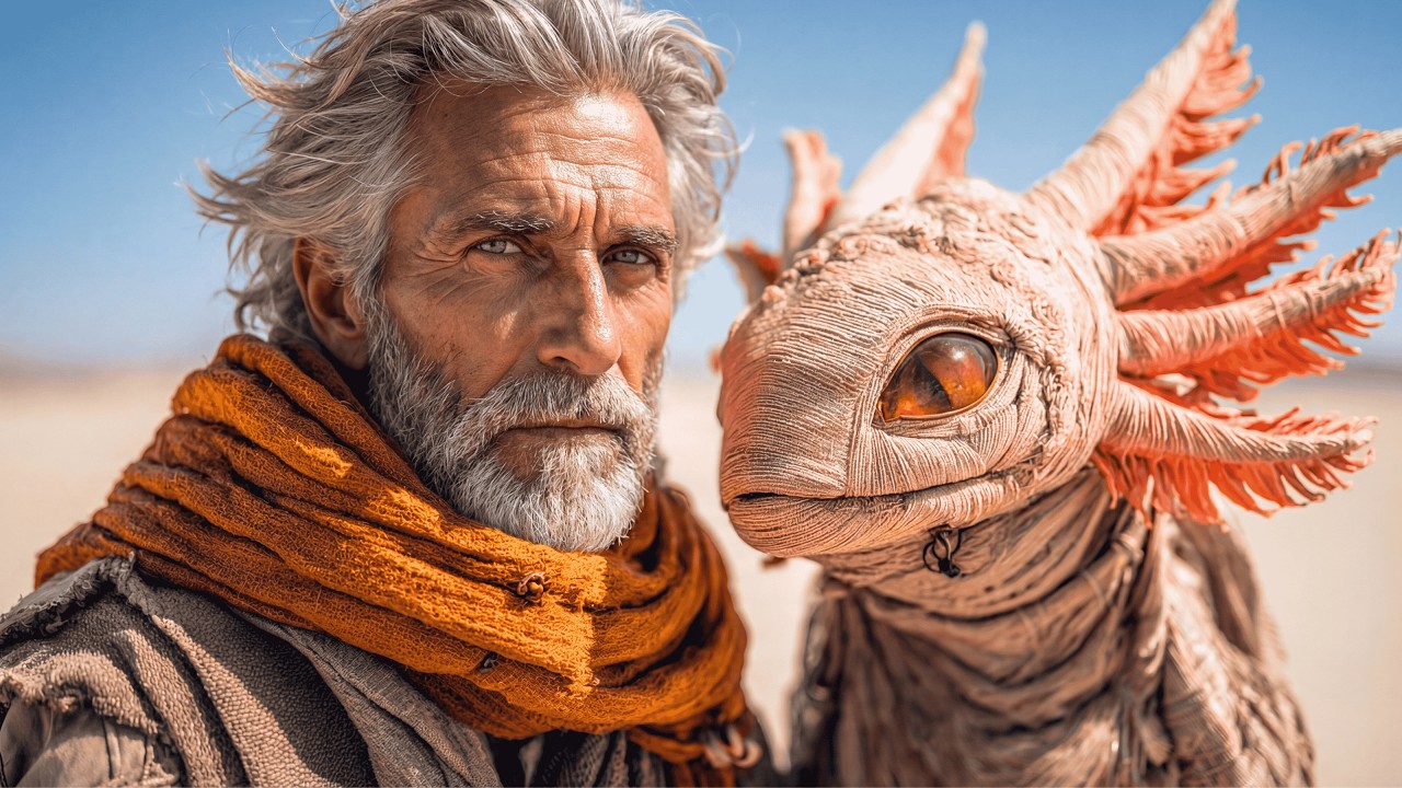 Surreal AI Short Film • Gentle Desert Companions (4K)