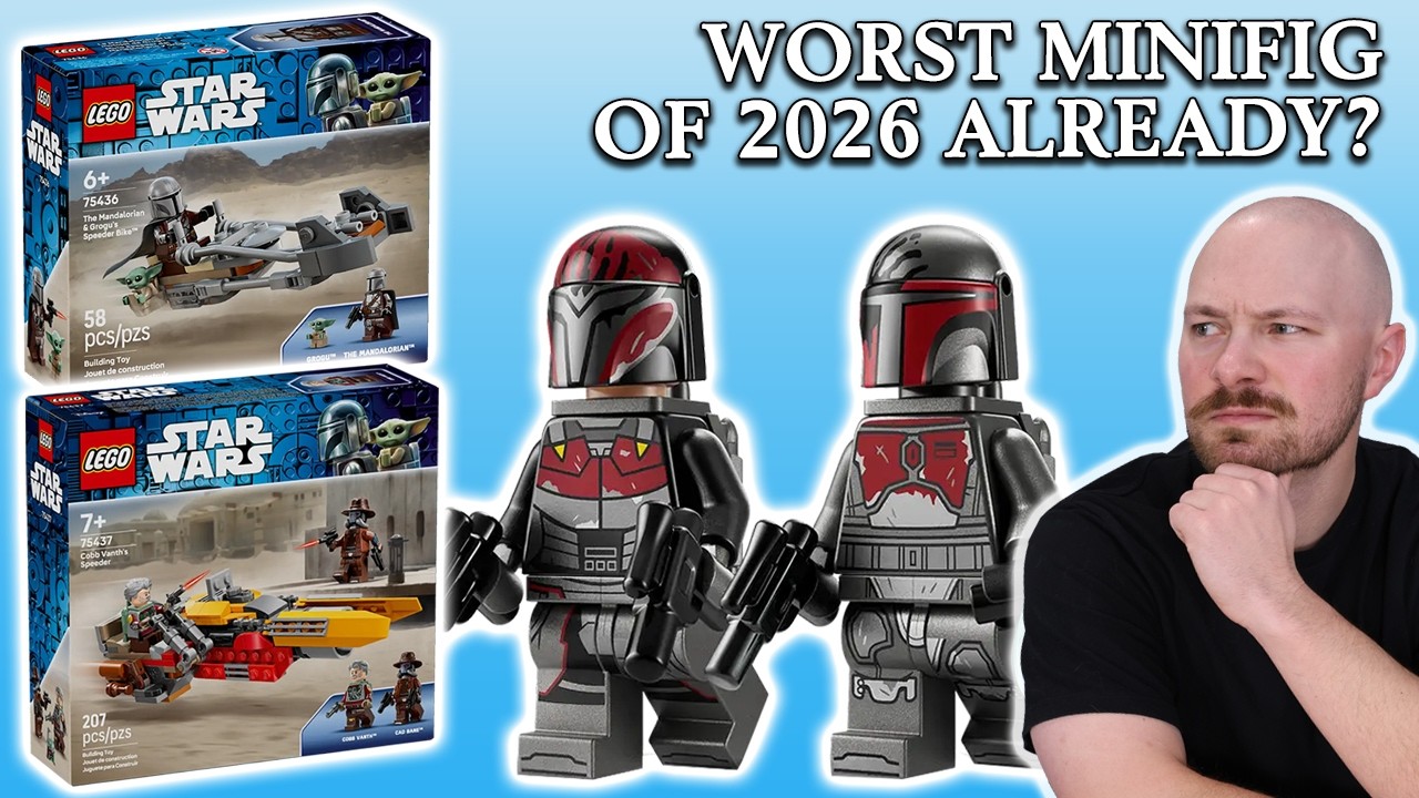 Еще больше анонсов LEGO Star Wars 2026 и худшая минифигурка 2026 года?