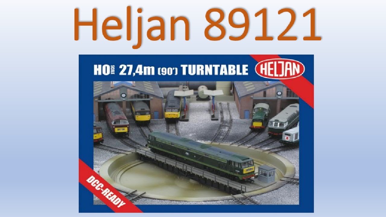 Le Pont tournant HO Heljan 89121 - Un méconnu qui ne manque pas d'atouts