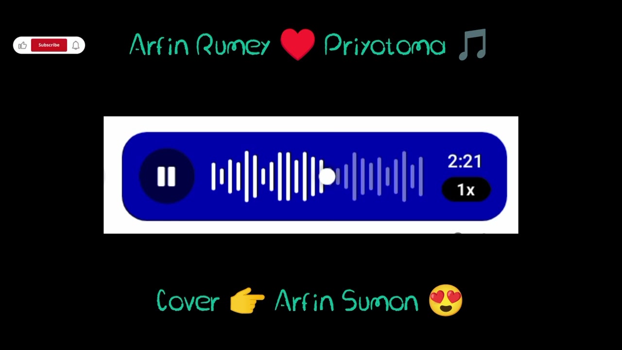 Voice Song #প্রিয়তমা #priyotoma 😍 #arfinrumey Cover by Arfin Sumon 🎵#voicesong #onlyvoice #vocal 🎶