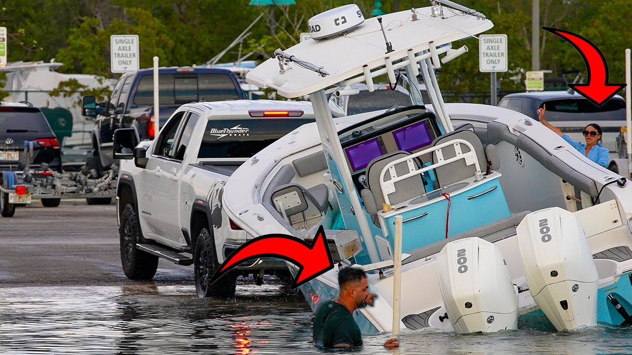 This Retrieval Went Sideways… Literally 😬 The Boat Nearly Flipped! 😱 | Boat Ramp Show