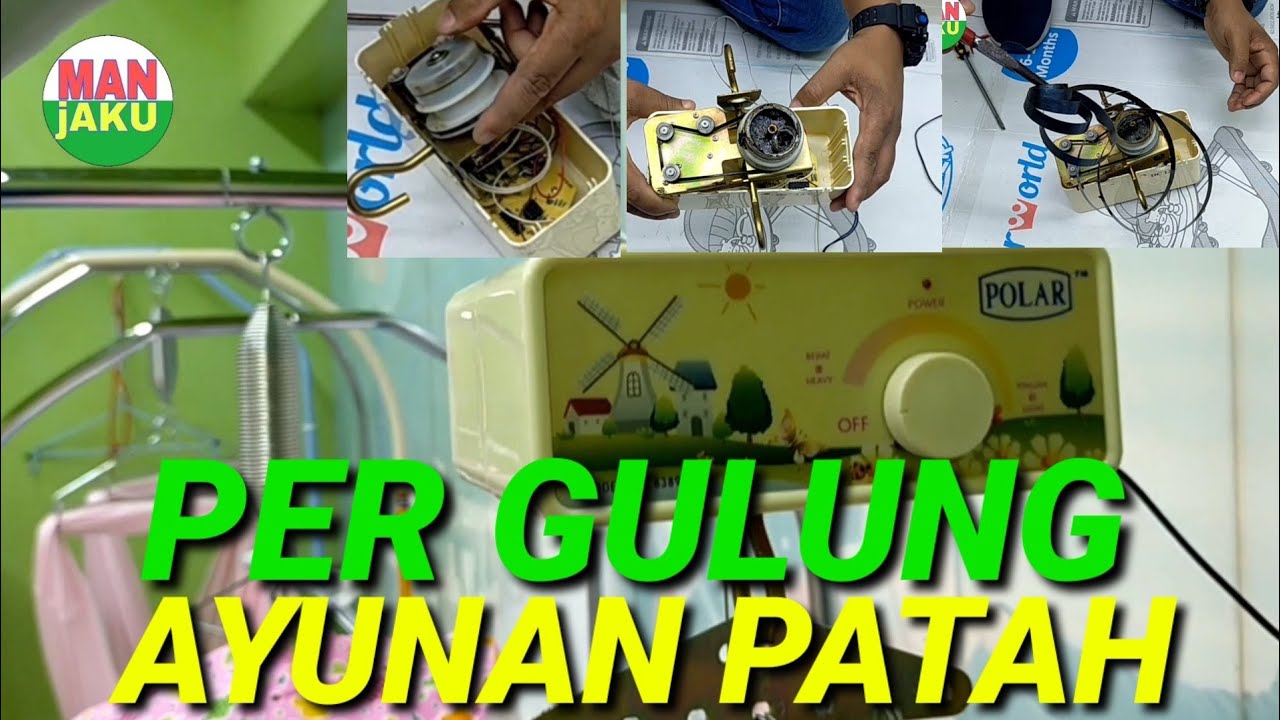 POLAR BABY TALI AYUNAN ELEKTRIK POLAR TIDAK BISA NAIK TURUN,LANSUNG BONGKAR DAN TERNYATA MUDAH #baby