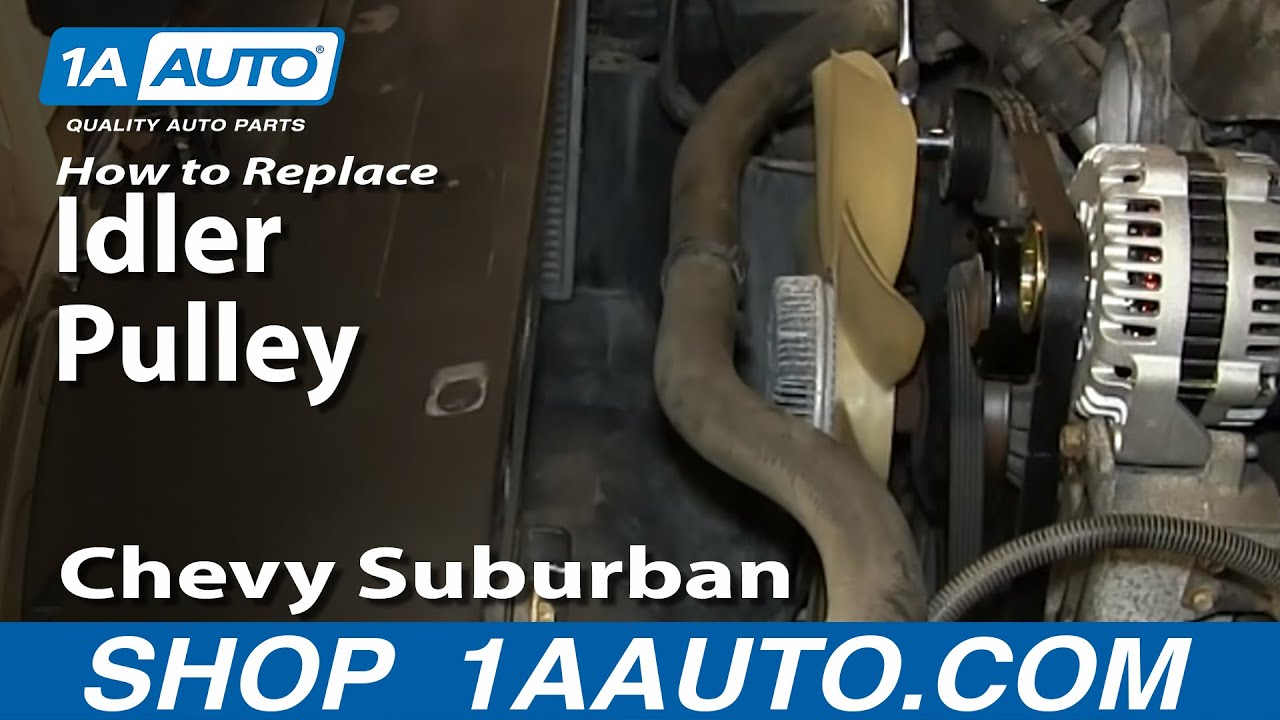 How to Replace Idler Pulley 00-08 Chevy Suburban