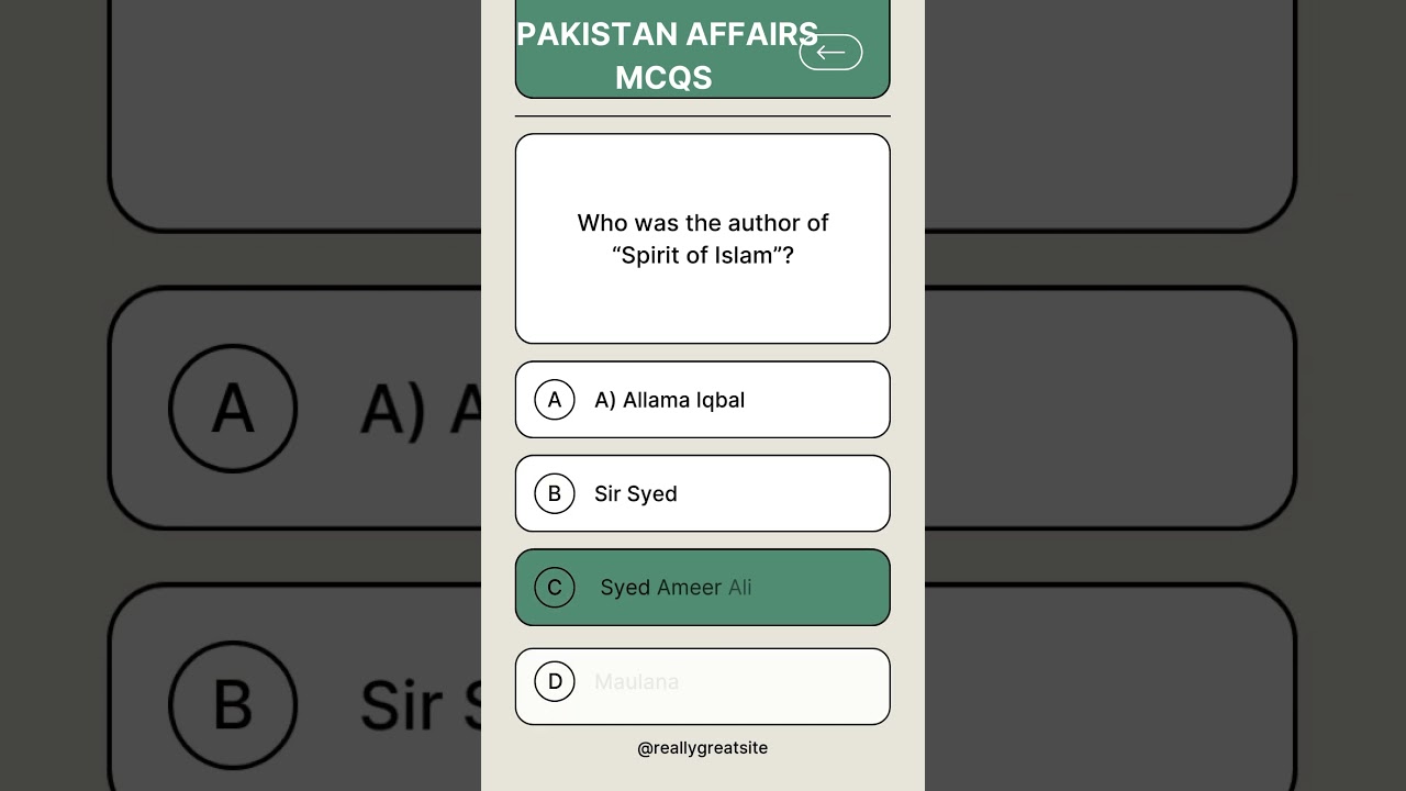 20 Most Important Pakistan Affairs MCQs | #pmspreparation pakistanaffairs #css2026 #csspreparation