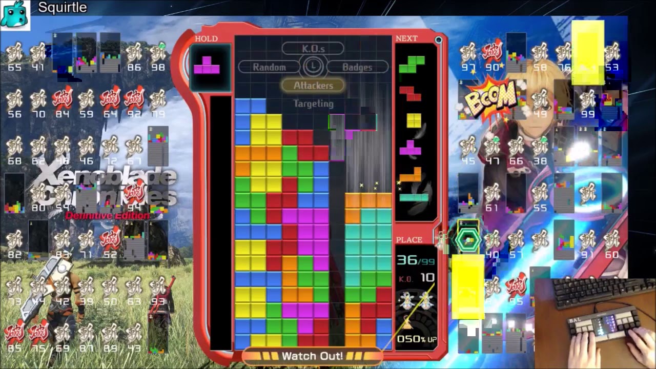 Tetris 99 - 60 T-Spin Tetris Maximus
