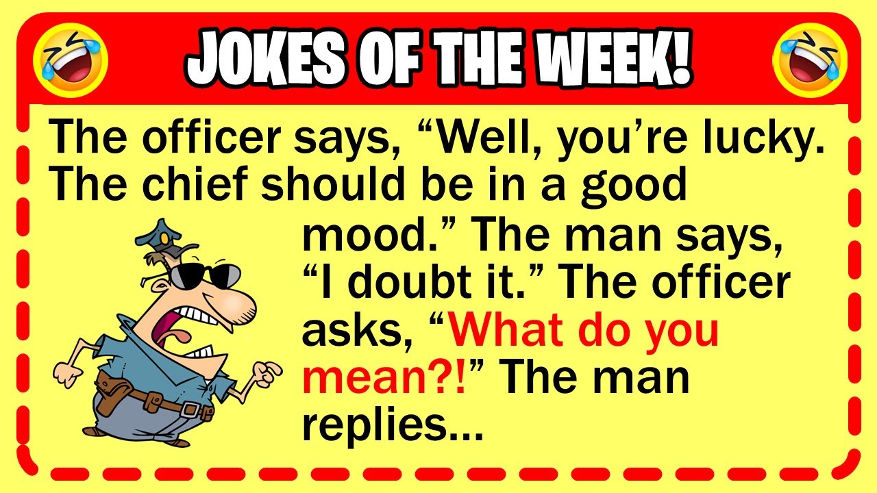 🤣 BEST JOKES OF THE WEEK! - A man is speeding down a country road when he sees... | Funny Dad Jokes