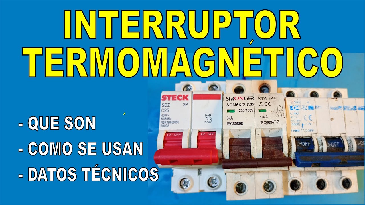 INTERRUPTOR TERMOMAGN&Eacute;TICO