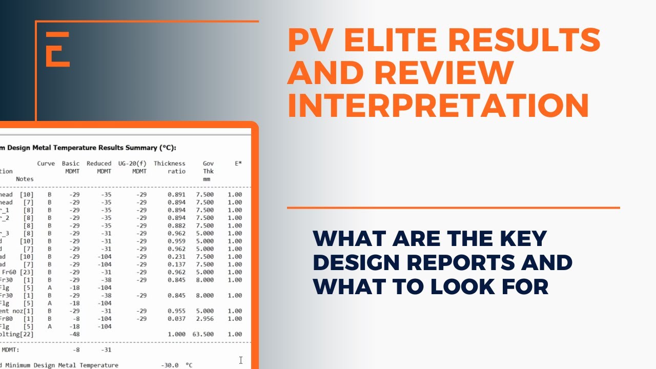 Интерпретация результатов и обзора PV Elite
