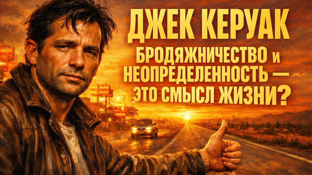 ДЖЕК КЕРУАК: Почему БРОДЯЖНИЧЕСТВО и НЕОПРЕДЕЛЕННОСТЬ &mdash; это СМЫСЛ жизни? Уроки главного БИТНИКА!