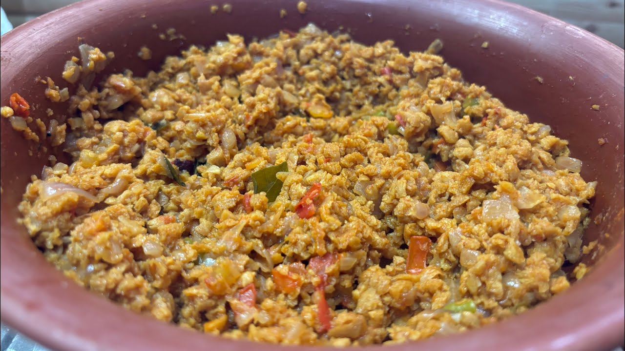 Soya Chips Curry | Tasty Protein Rich Curry | Delicious & Easy Vegan Curry