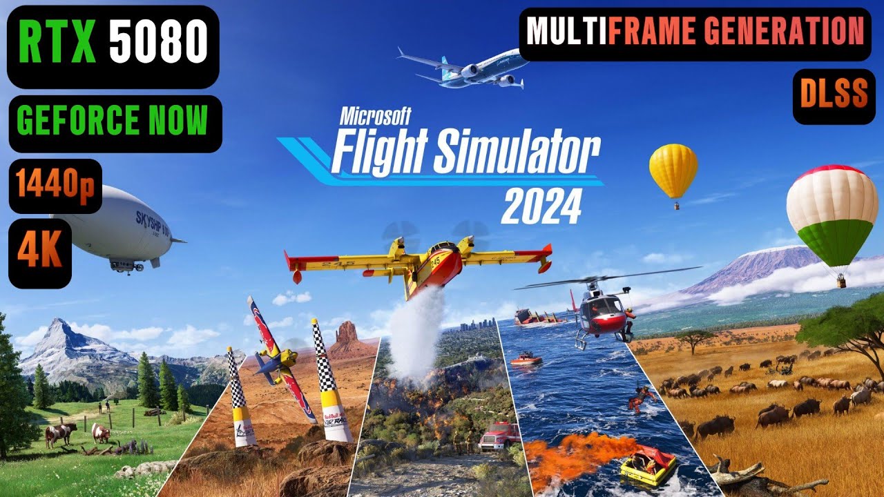 RTX 5080 Flight Simulator 2024 GeForce NOW | Flight Simulator 2024 GeForce NOW RTX 5080 Benchmark
