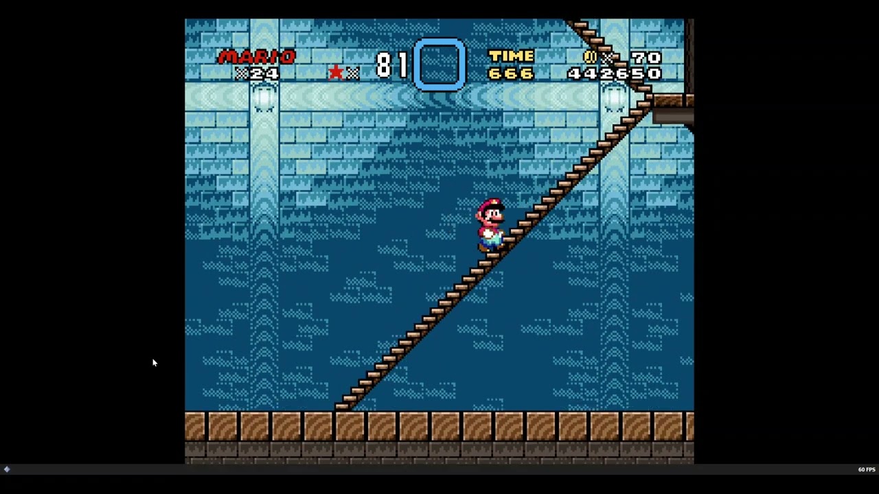 Super Mario World: Return To Dinosaur Land - Choco Ghost House Secret Exit