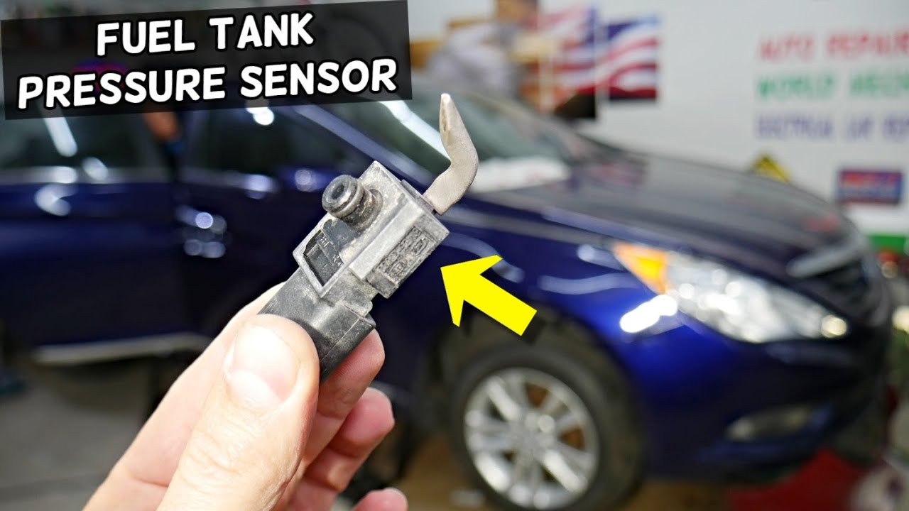 FUEL TANK PRESSURE SENSOR LOCATION REPLACEMENT demonstrated on Hyundai Sonata