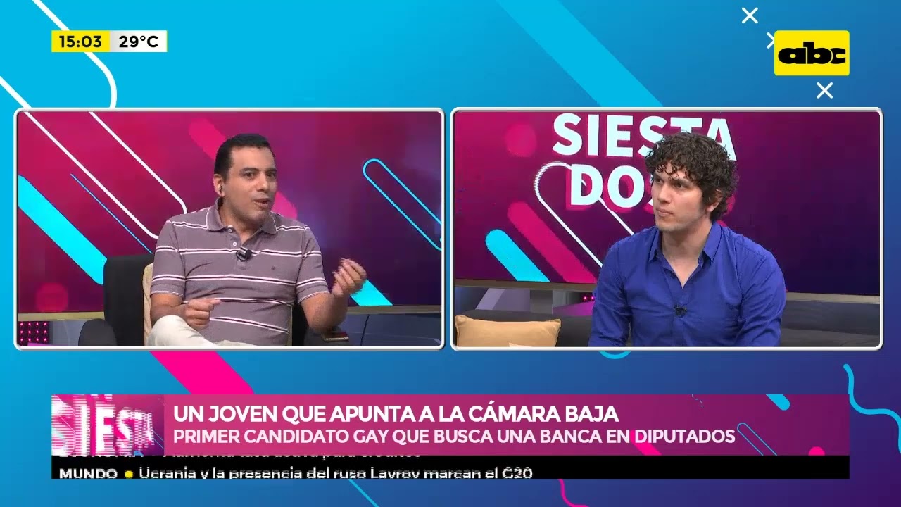 Primer candidato joven abiertamente gay que apunta a la Cámara Baja