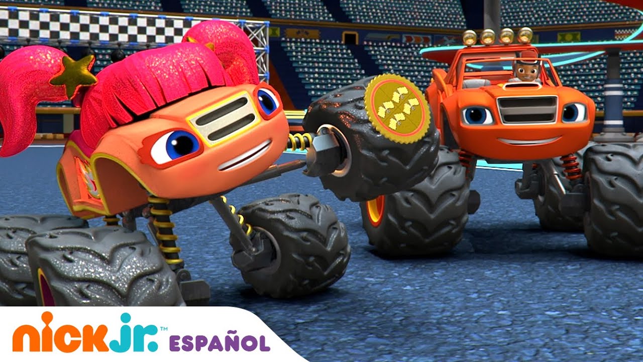 Blaze y los Monster Machines | La gran carrera de Blaze y Sparkle | Nick Jr. en Español