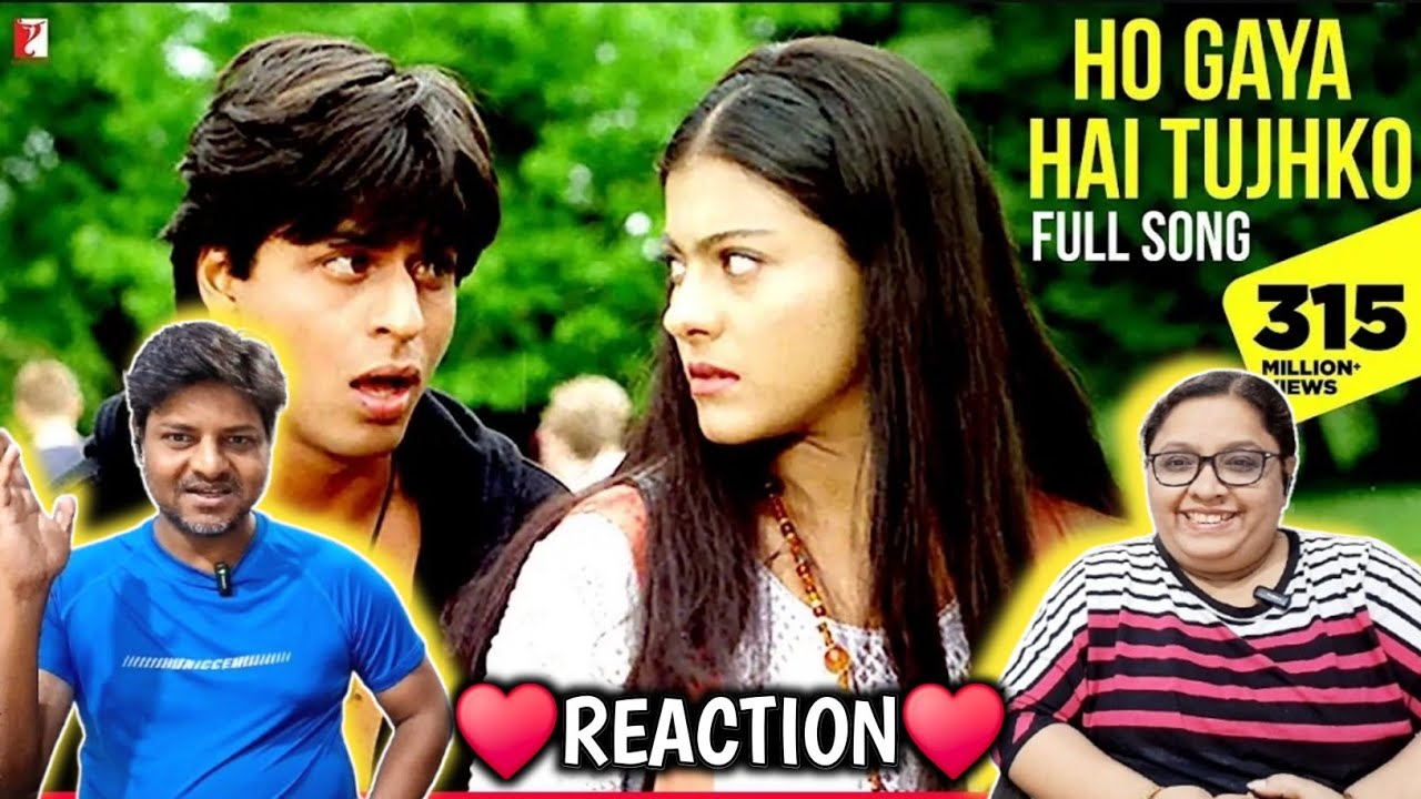 Ho gaya hai tujhko Song Reaction | DDLJ Songs | Shah Rukh Khan, Kajol | evergreen hit songs | #srk