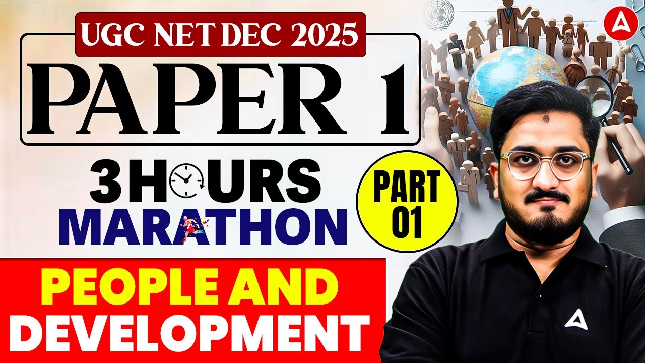 UGC NET Paper 1 | People Development And Environment UGC NET Marathon | UGC NET People & Environment