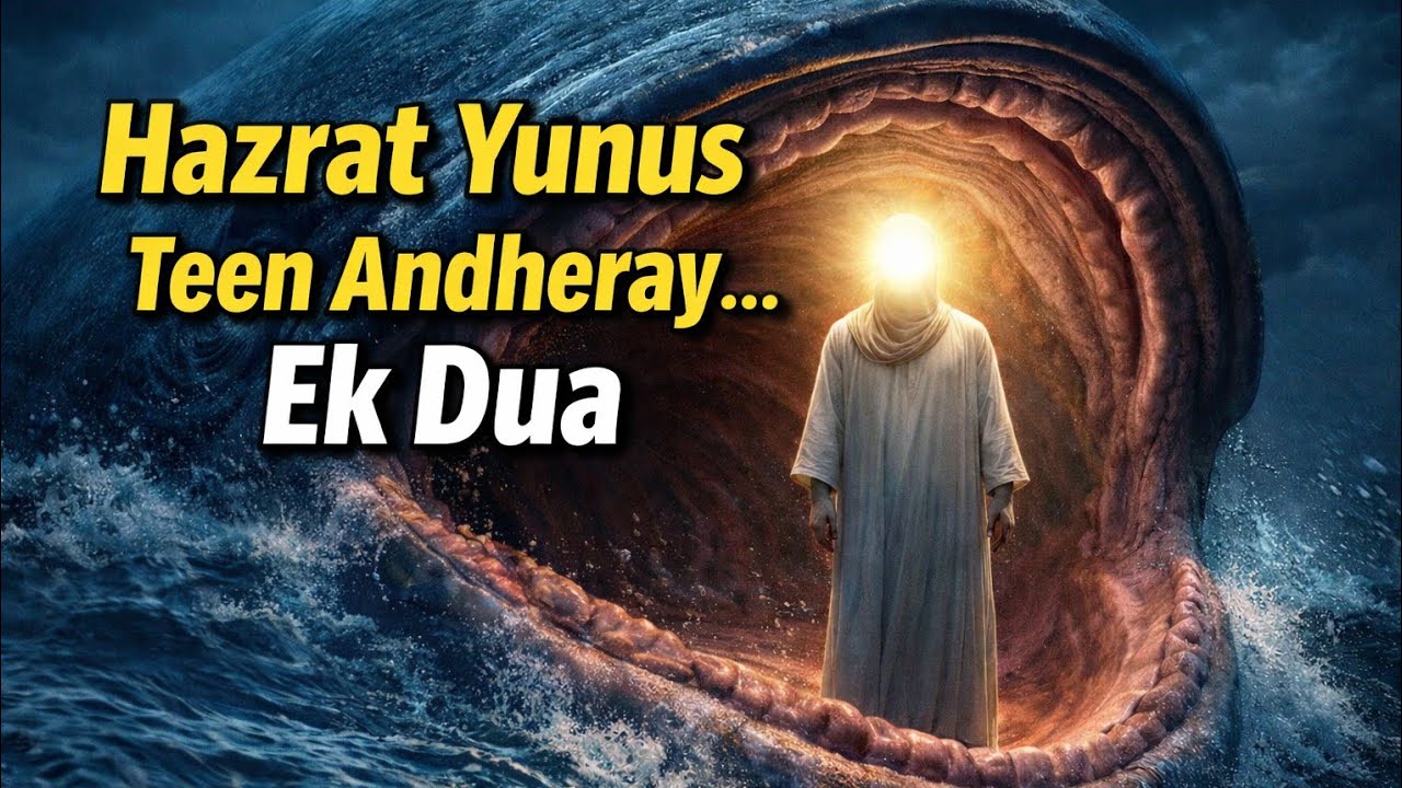 Hazrat Younus (A.S) – Teen Andheray… Ek Dua | Machhli Ke Pait Mojza#motivation #trending