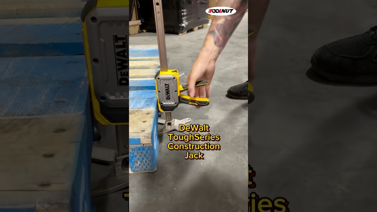 DeWALT ToughSeries Construction Jack #toolnut #dewalt #dewalttools #dewalttough #shorts #tools
