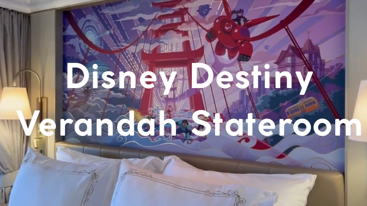 Disney Destiny Verandah Stateroom 10020 Tour