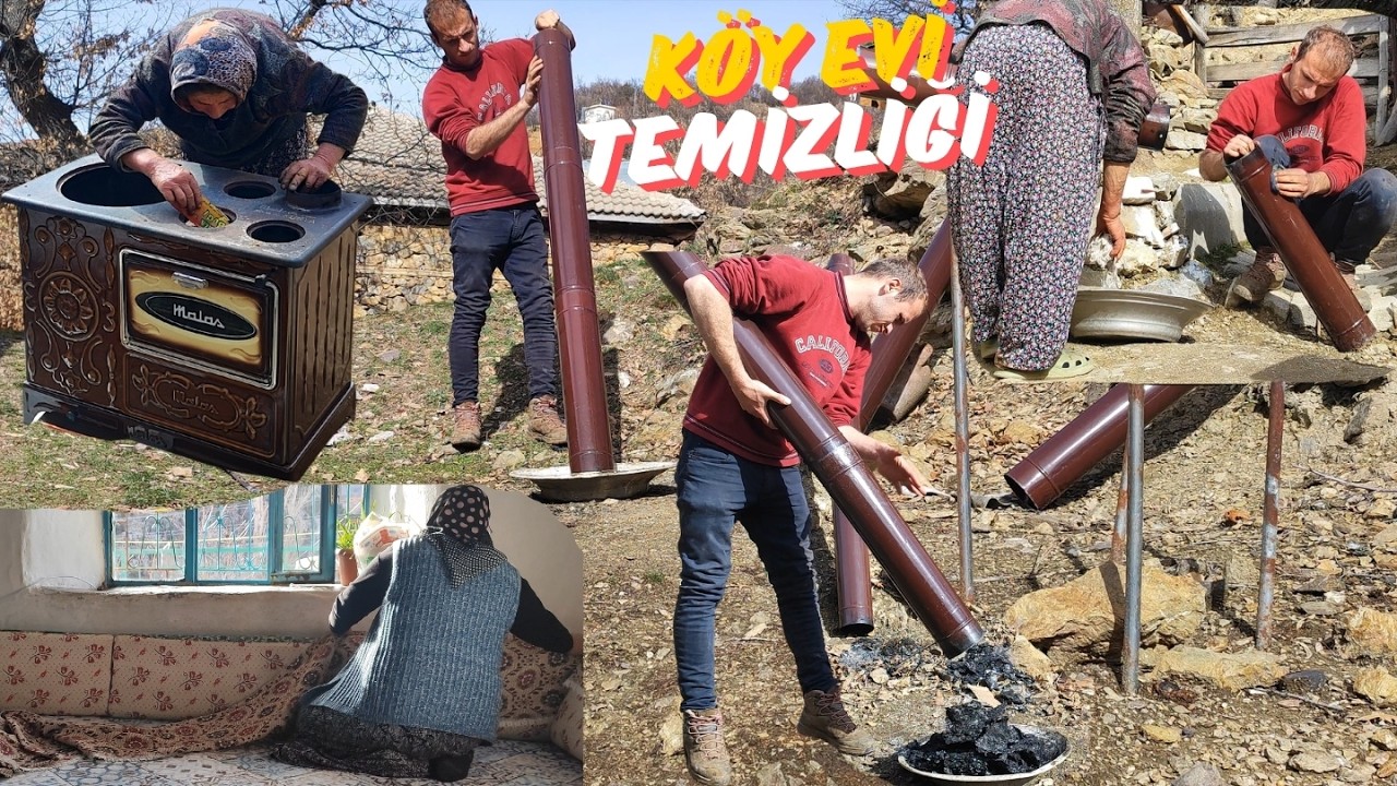 SOBANIN KURUMLARINI TEMİZEDİK KIŞIN EN ZORLU G&Ouml;REVİ