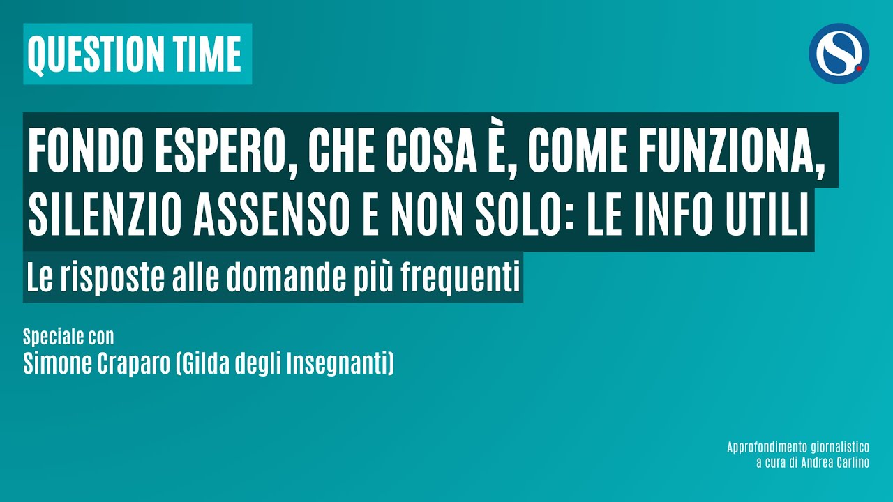 Fondo Espero, che cos'è, come funziona. Silenzio assenso e non solo: le info utili