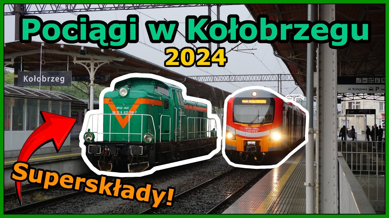 Najlepsze pociągi w nadmorskim Kołobrzegu 2024!