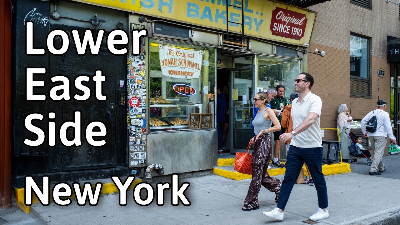 New York City Walking Tour: Lower East Side, Immigrant Slum to Hipster Paradise | 4K