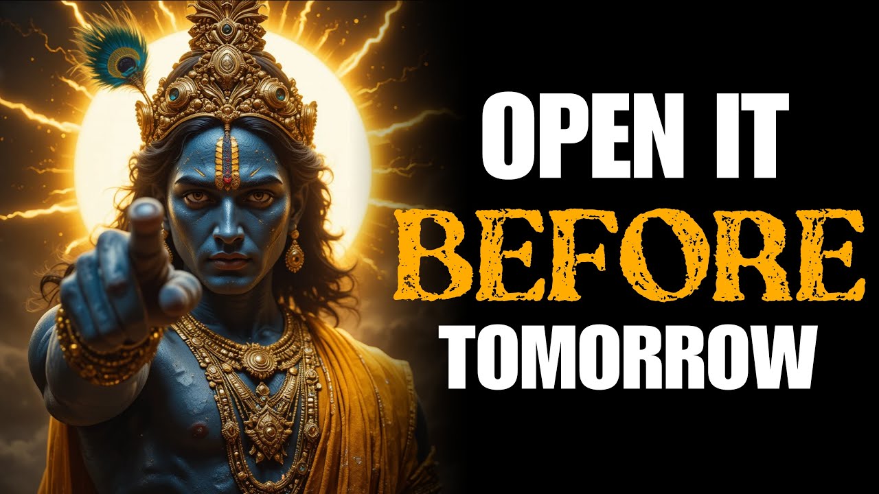 Urgent Message From Krishna — Open This Before Tomorrow | Krishna says 