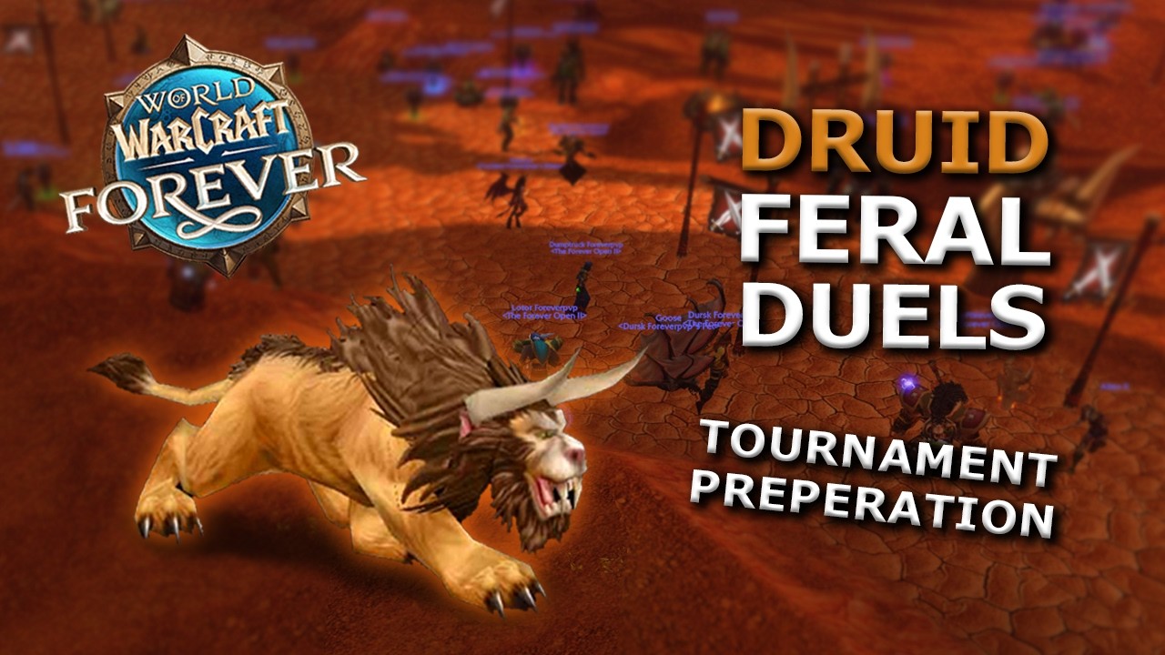 Feral Druid Duels (WoW Forever Beta Tournament Prep)