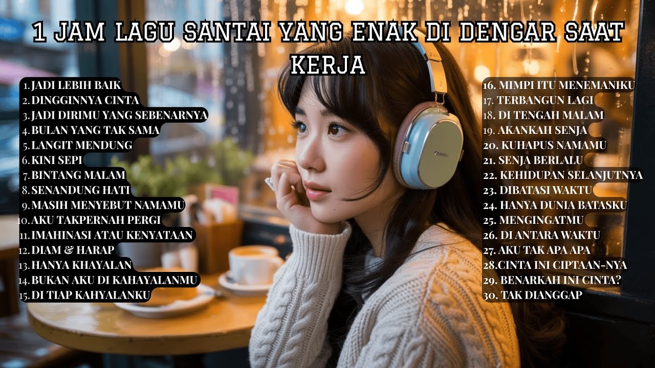 VIRAL!!! 1 Jam Lagu Santai Lo-fi Pop – Cerita Hati Tentang Cinta | Musik Tenang, Rindu & Kenangan