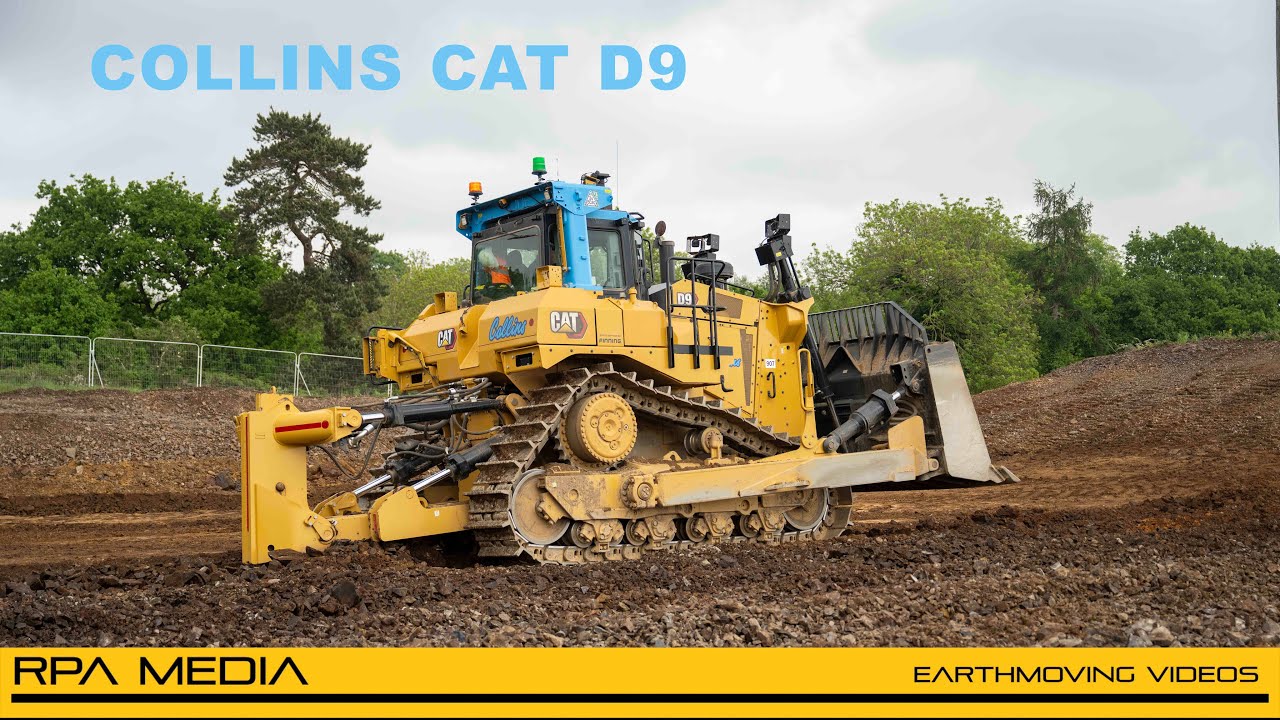 Collins Earthworks' CAT D9 in action. #caterpillar