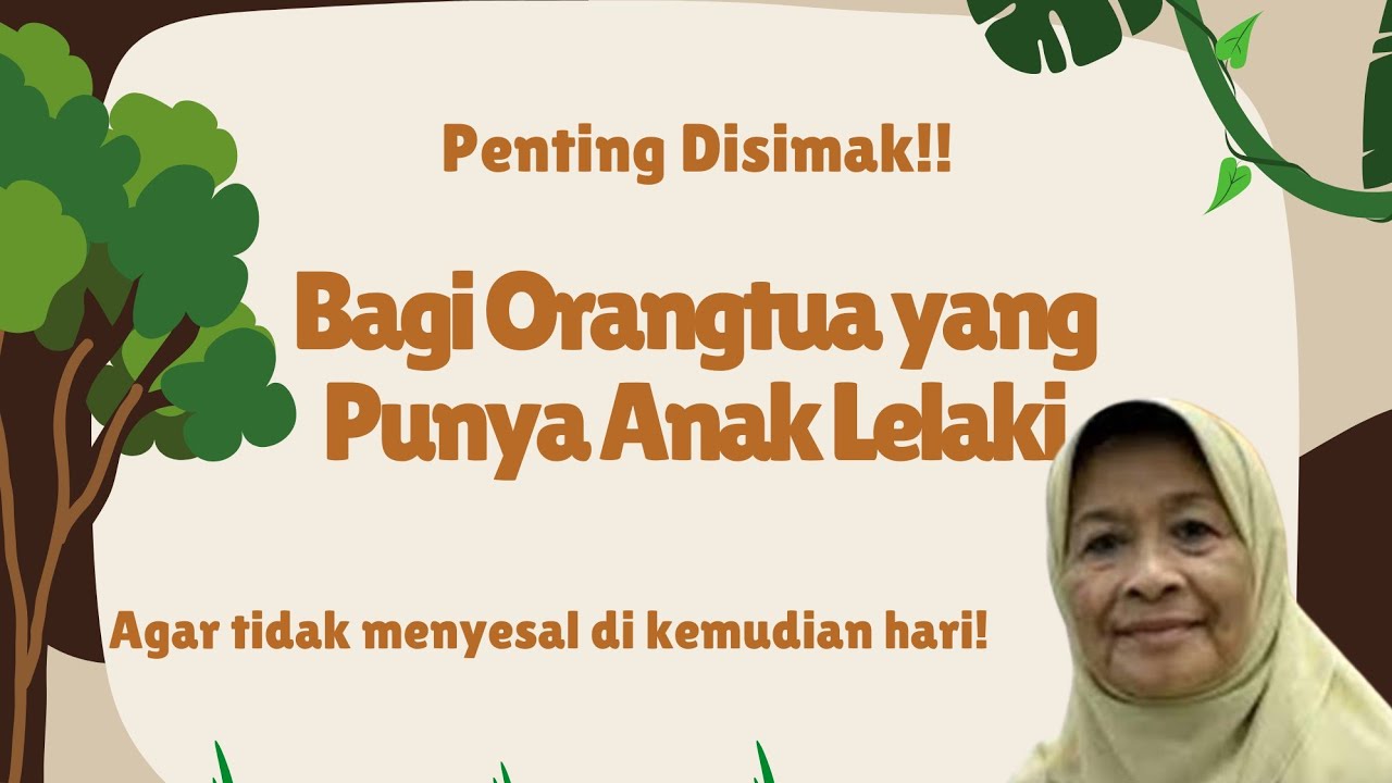 Telah salahkah kita mendidik anak laki-laki kita?