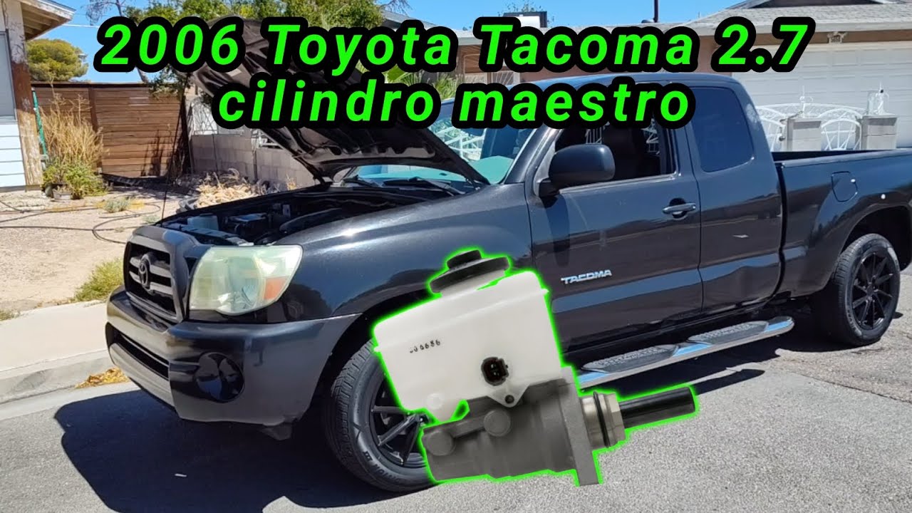 2006 Toyota Tacoma 2.7 Cómo cambiar el cilindro maestro de freno ( brake master cylinder )