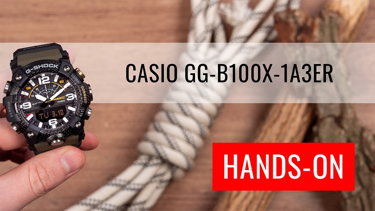 Практический обзор: Casio G-Shock Mudmaster GG-B100X-1A3ER Carbon Core Guard