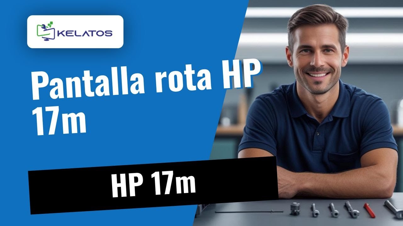¿Pantalla rota en tu portátil HP 17m? 🛠️ Cambia la cubierta LCD