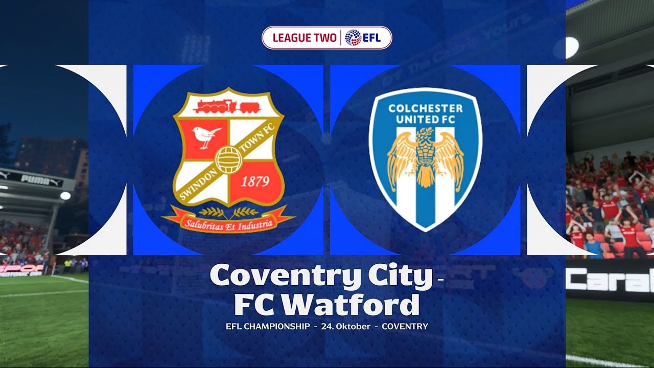 EA Sports FC 26 | Swindown Town vs Colchester - EFL League Two | Gameplay PS5