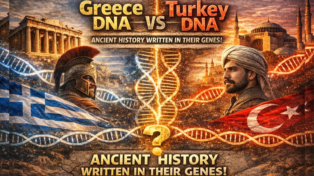 Greece DNA vs Turkey DNA — Ancient History Written in Their Genes!