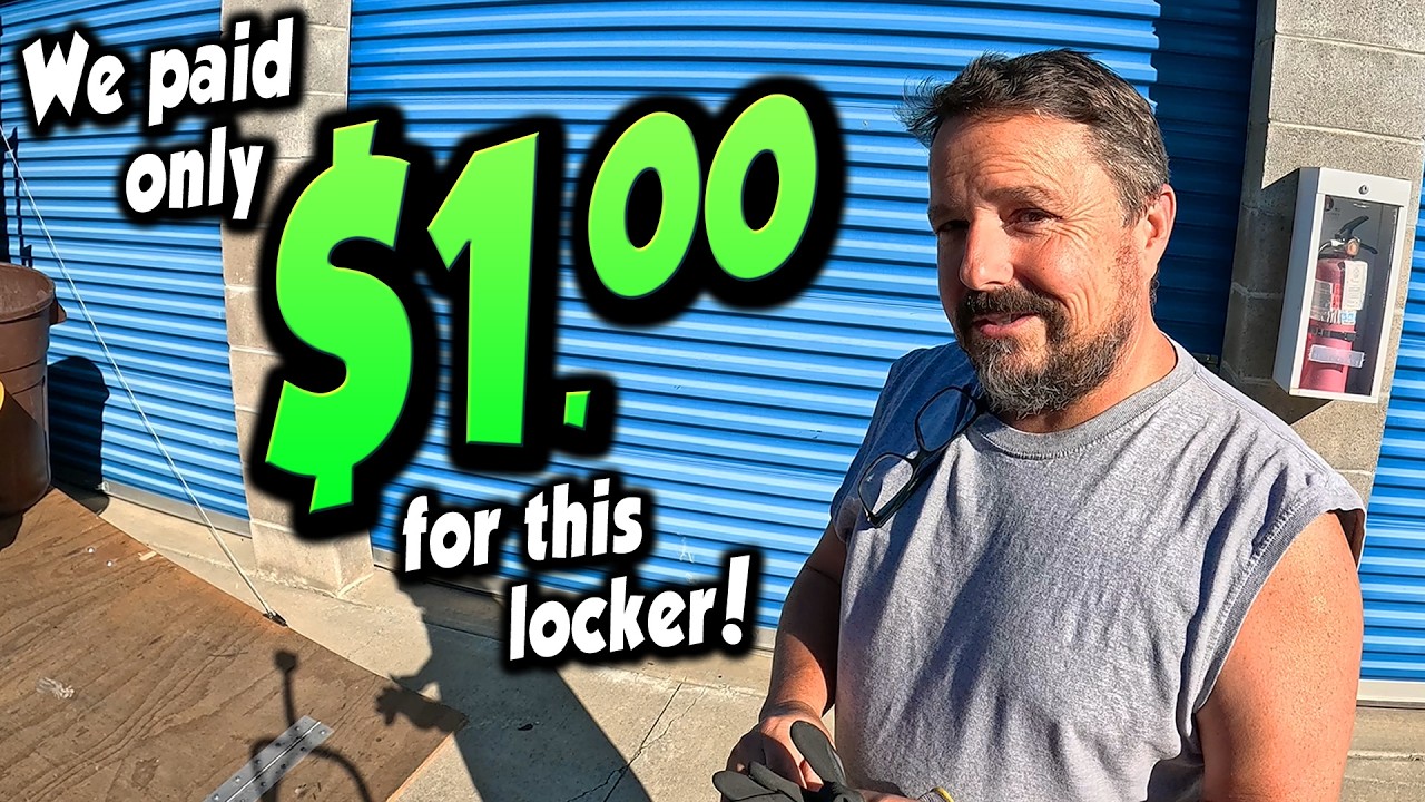 We found CASH MONEY inside this ONE DOLLAR storage unit!I
