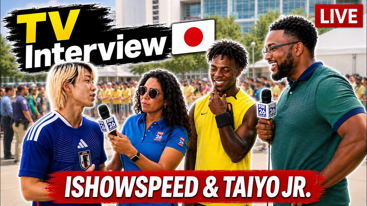 Interviewed by FOX alongside IShowSpeed🎤