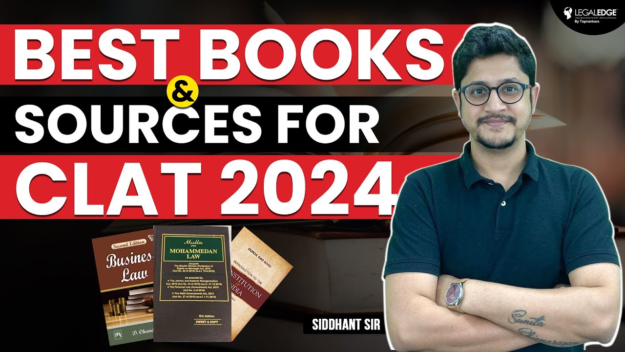 CLAT Books 2024 | Best Books For CLAT 2024 [Subject-Wise] | CLAT 2024 Books List