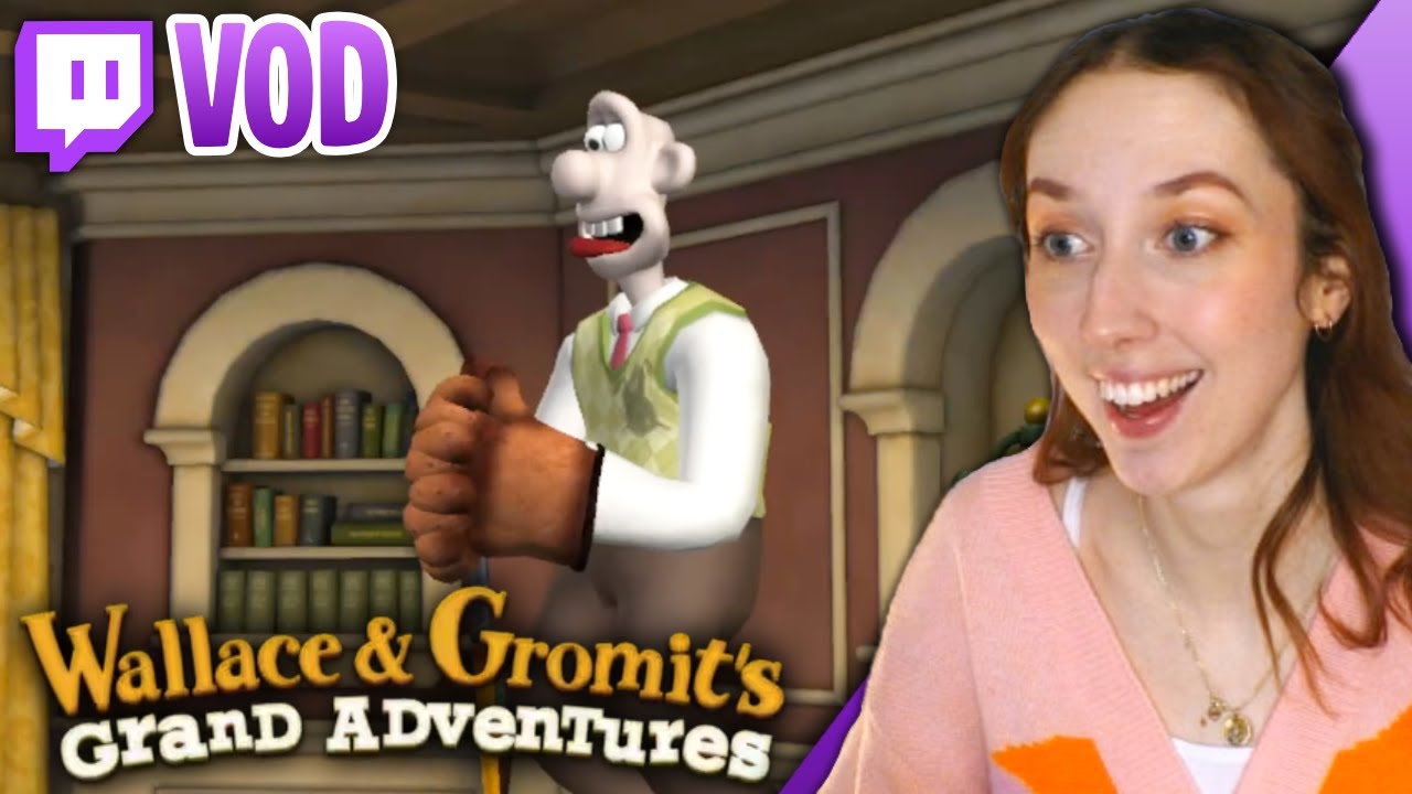 NUT BUTTER | Wallace and Gromit Ep4 The Bogey Man | FULL TWITCH VOD 17th Jan 2026