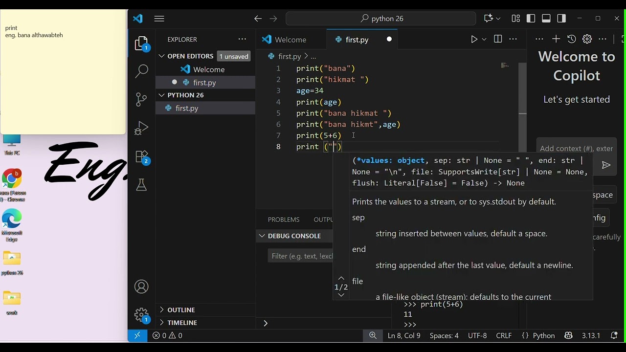 print(python-vscode)