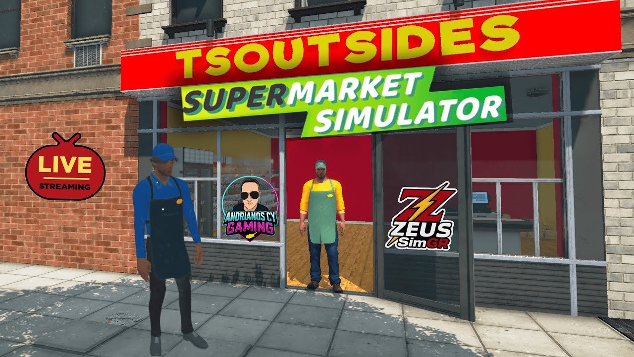 🔴 LIVE: Ανοίγουμε Supermarket ΑΠΟ ΤΟ ΜΗΔΕΝ και γίνεται Τησ... 🤪 Multiplayer με @Zeus_SimGR 🛒