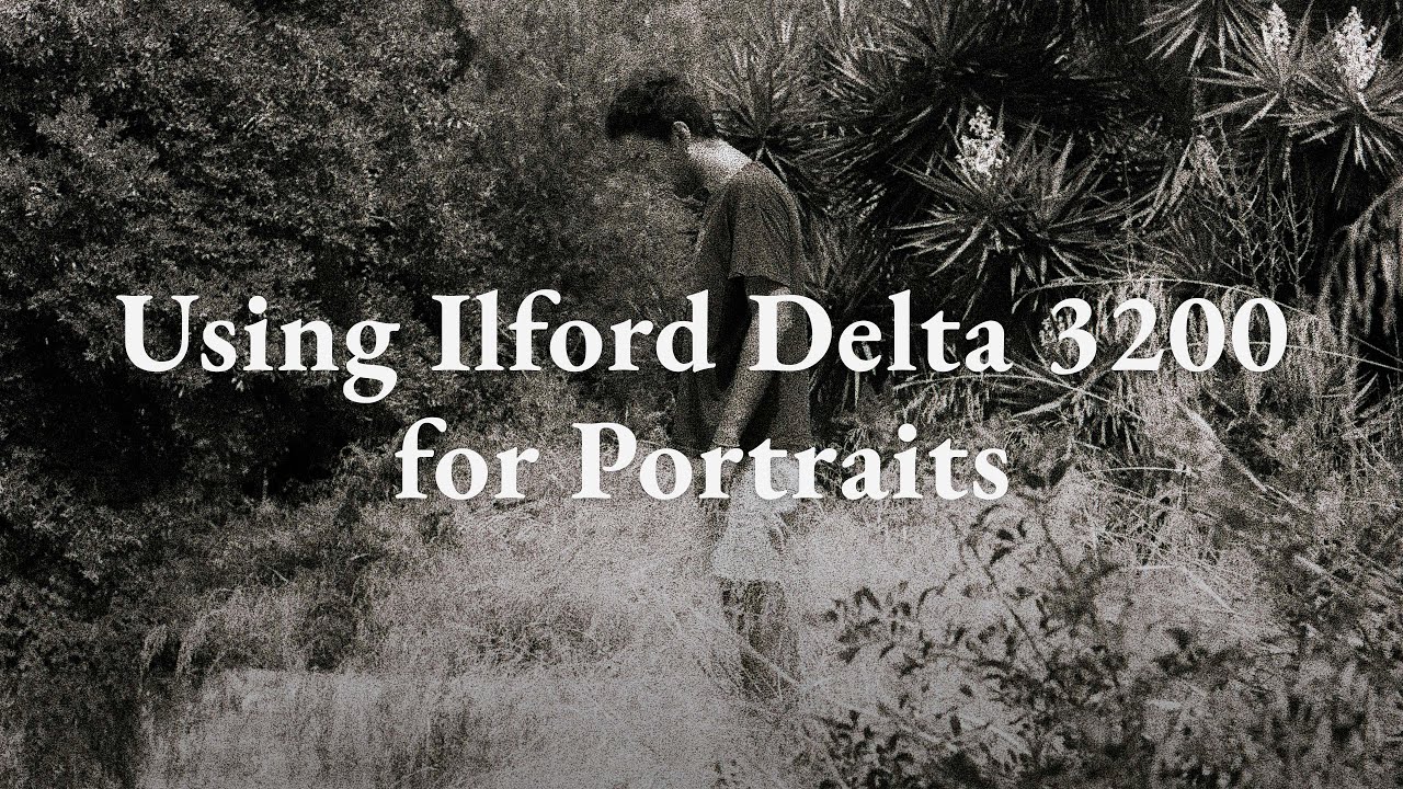 Portrait photography with Ilford delta 3200